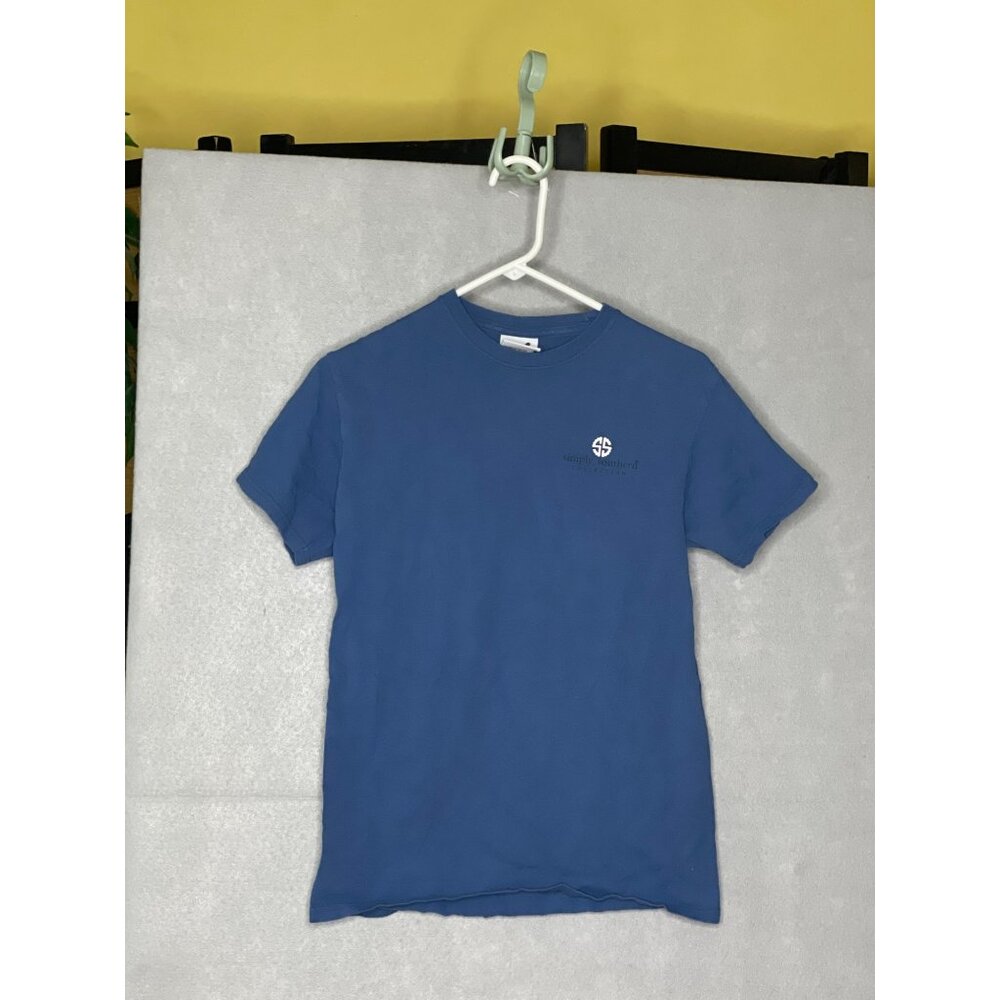 Simply Southern Collection Womens True Story T Shirt Blue Small Short Sleeve EUC